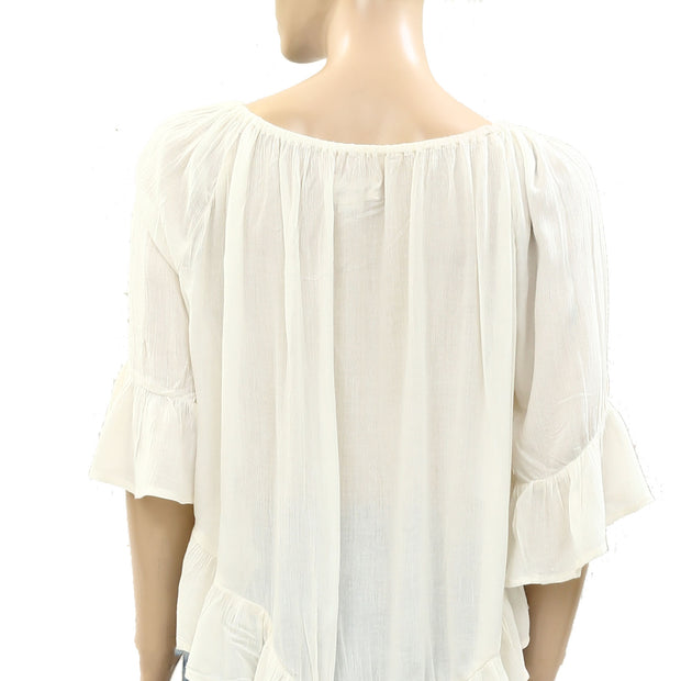 Denim & Supply Ralph Lauren Ruffle Tunic Top