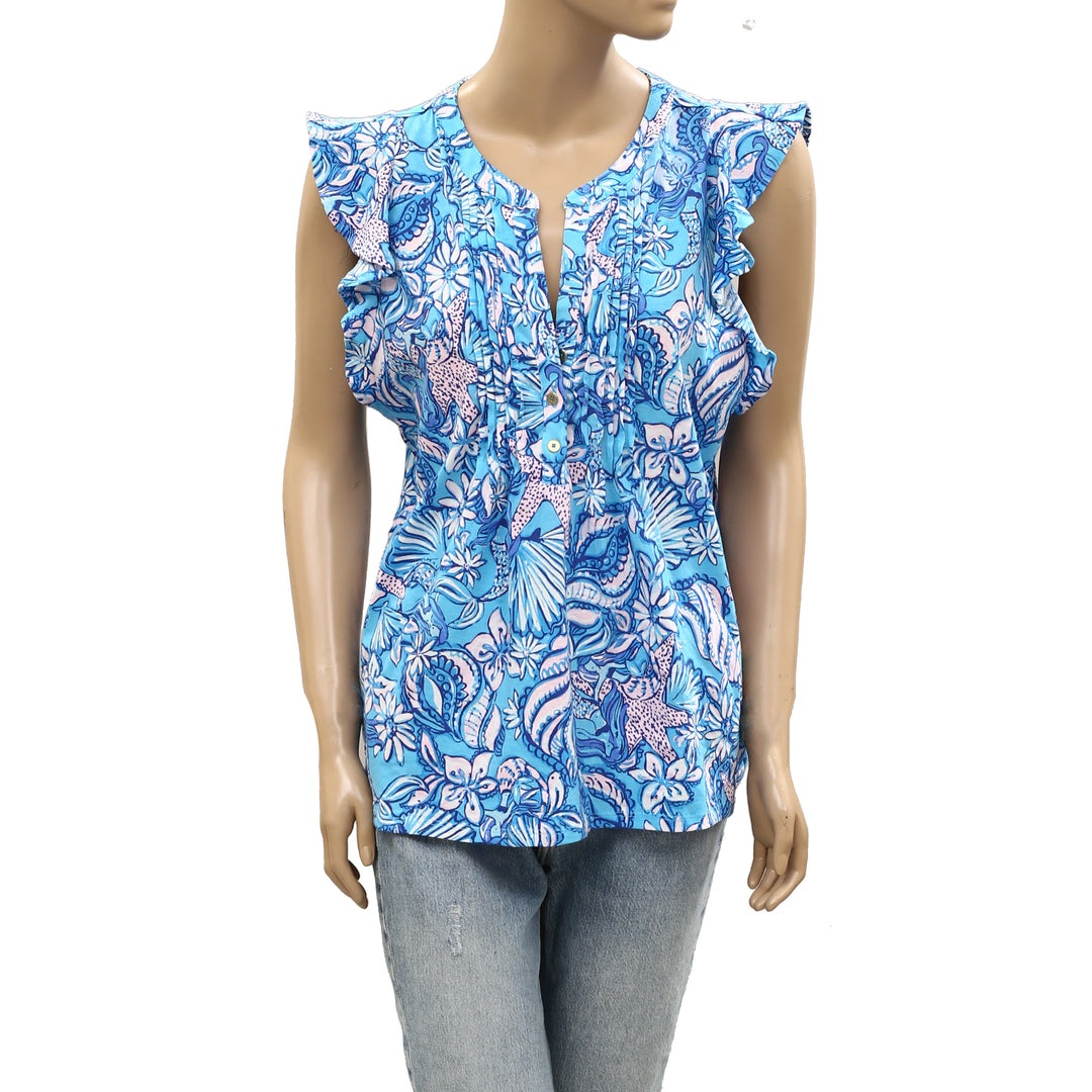 Lilly Pulitzer Golda Blouse Top