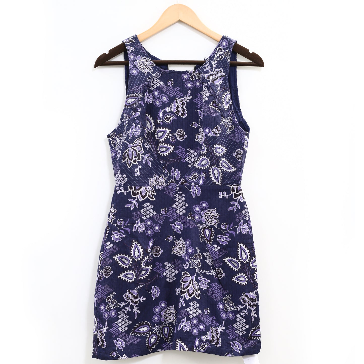 Tigerlily Anthropologie Delft Floral Printed Tunic Mini Dress