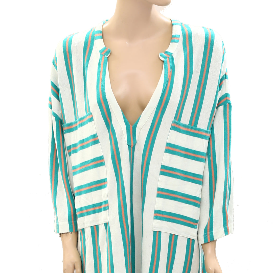 Free People FP Beach Free-Est Daya Tunic Mini Dress White Chocolate Couture Free People FP Beach Free-Est Daya Tunic Mini Dress White Chocolate Couture
