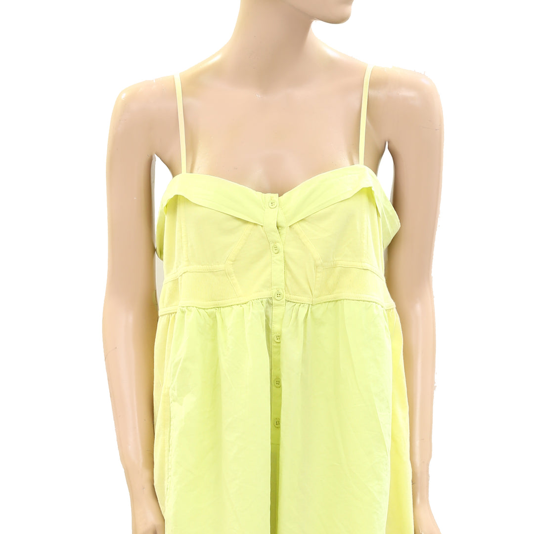 By Anthropologie Clean Cut Romper Dress