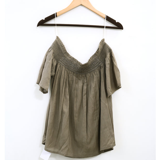 Day Birger Et Mikkelsen Metallic Embroidered Blouse Top