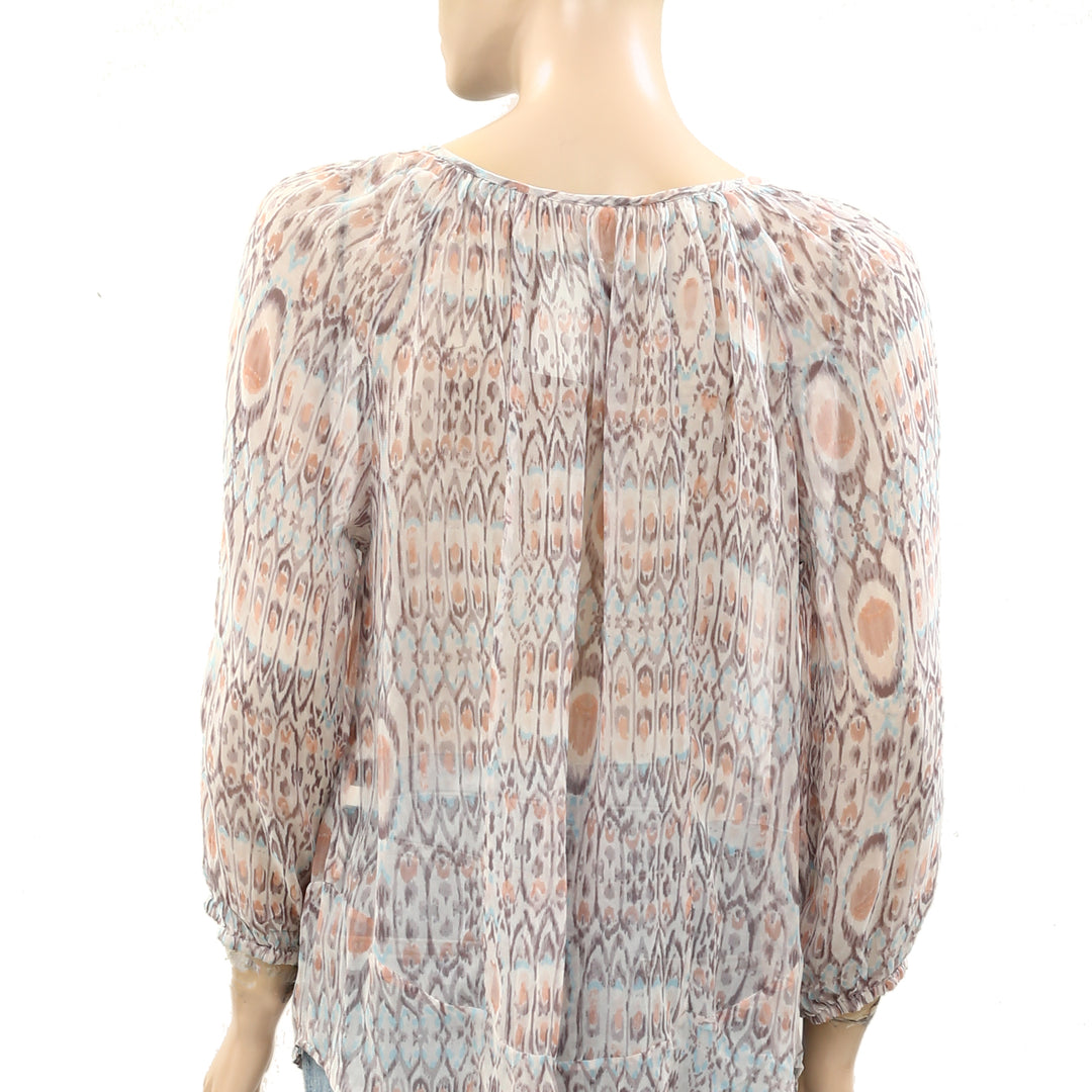 IRO Retro Printed Tunic Top