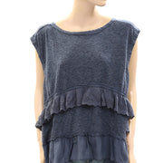 Free People Claire Tee Tunic Top