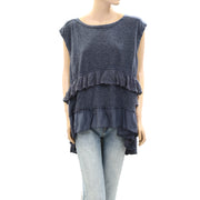 Free People Claire Tee Tunic Top