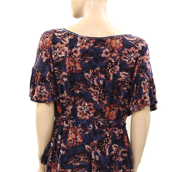 Free People Riverbend Printed Tunic Top