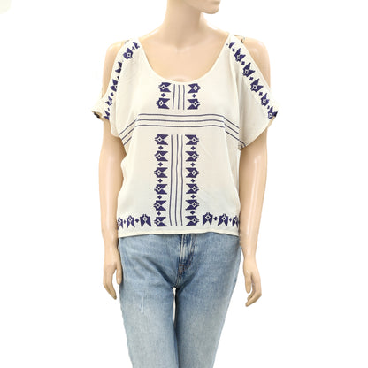 Ecote Urban Outfitters Printed Blouse Top