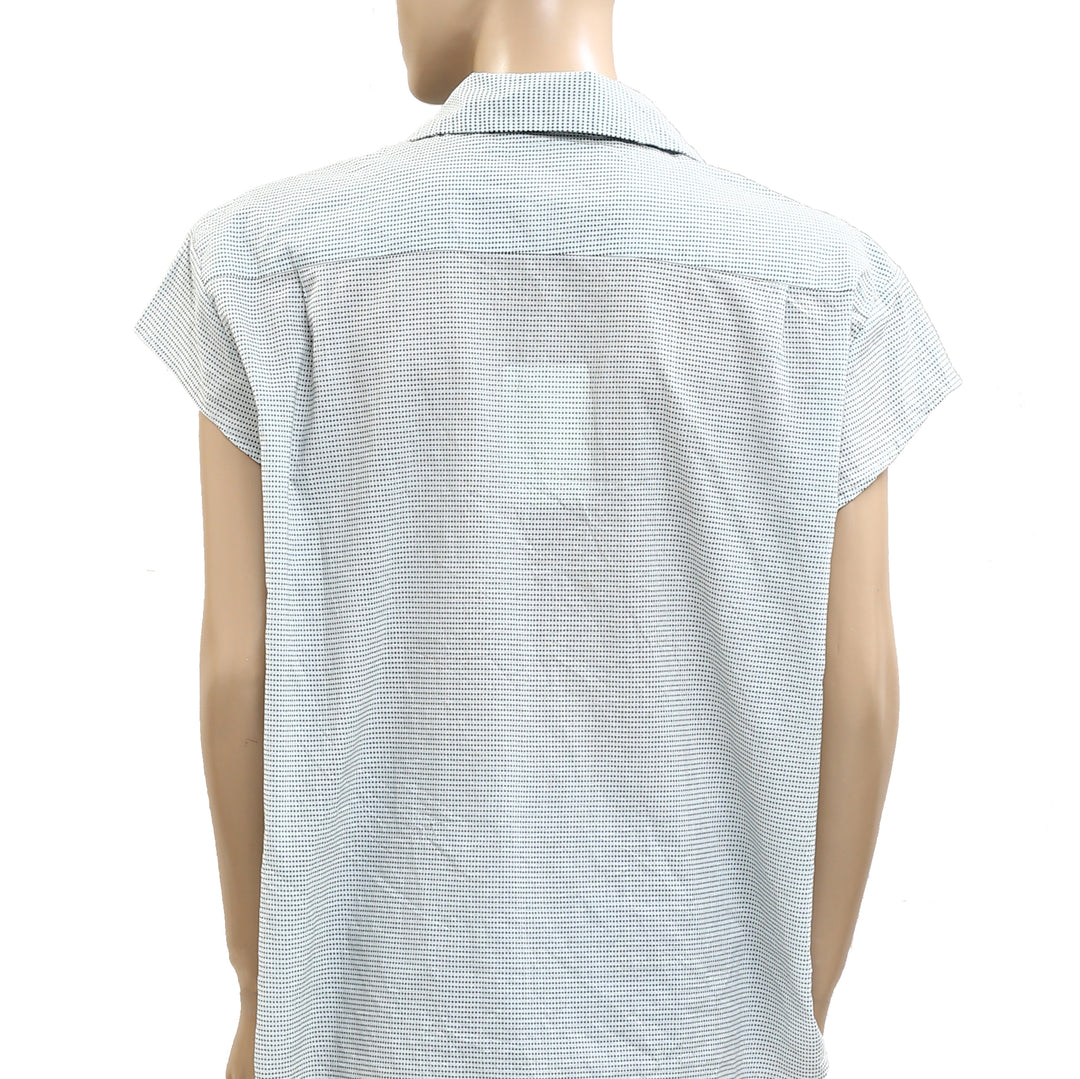 The Great Printed Shirt Blouse Top