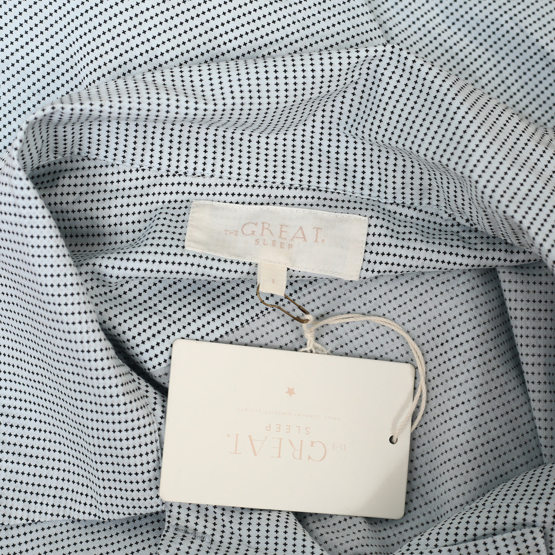 The Great Printed Shirt Blouse Top