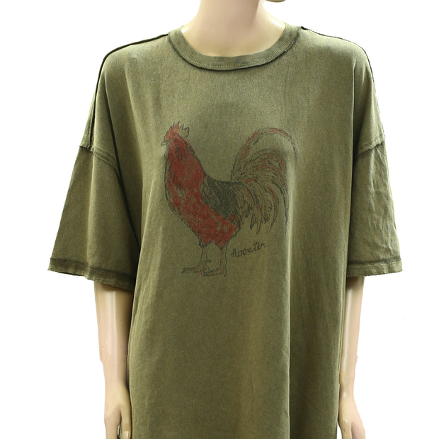 Free People We The Free Farm Friends Tee Tunic Top