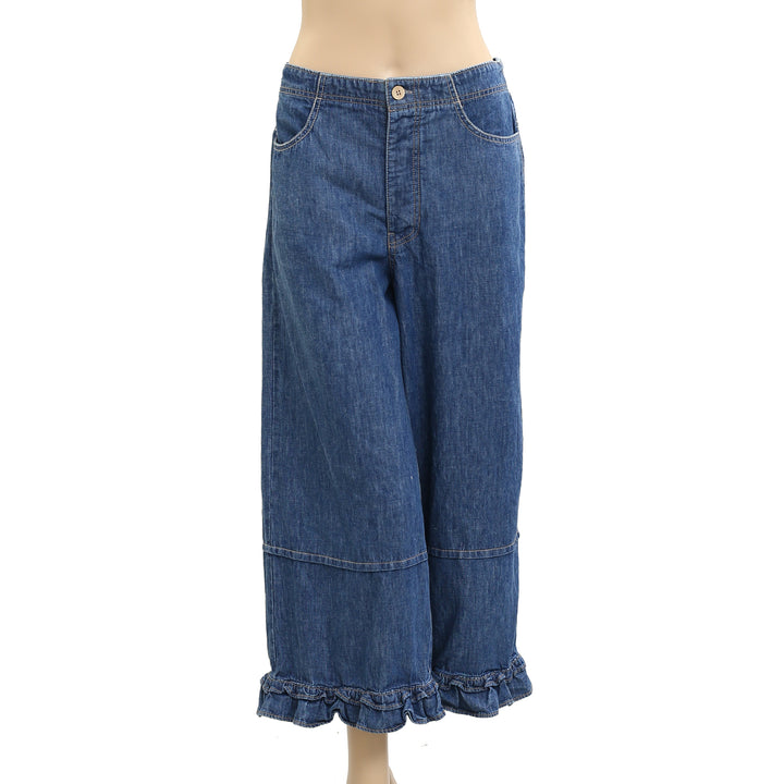 Free People We The Free Love Me Not Bloomer Jeans Pants