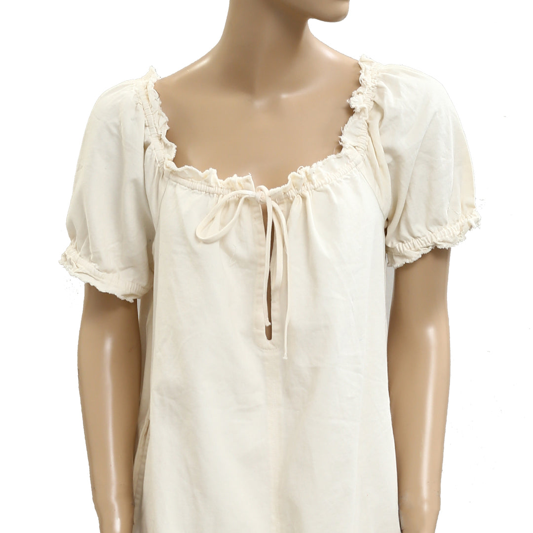Free People We The Free Daisy Denim Babydoll Romper