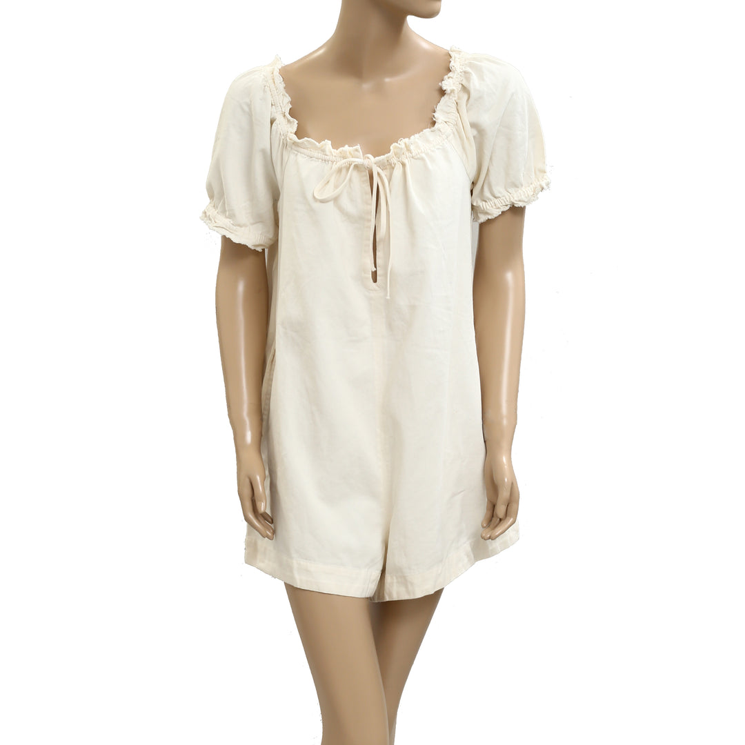 Free People We The Free Daisy Denim Babydoll Romper
