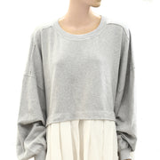 Free People Eleanor Sweatshirt Tunic Dress