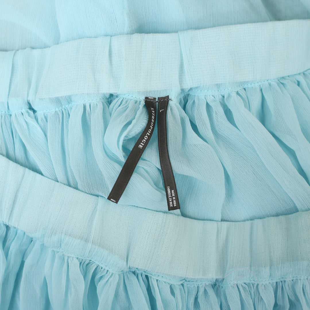 By Anthropologie Sheer Maxi Skirt