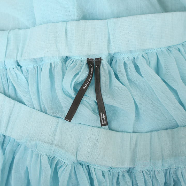 By Anthropologie Sheer Maxi Skirt