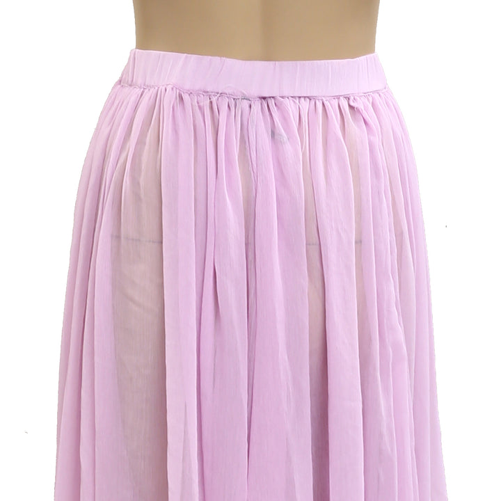 By Anthropologie Sheer Maxi Skirt