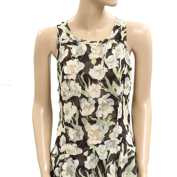 Free People Raven Printed Mini Dress