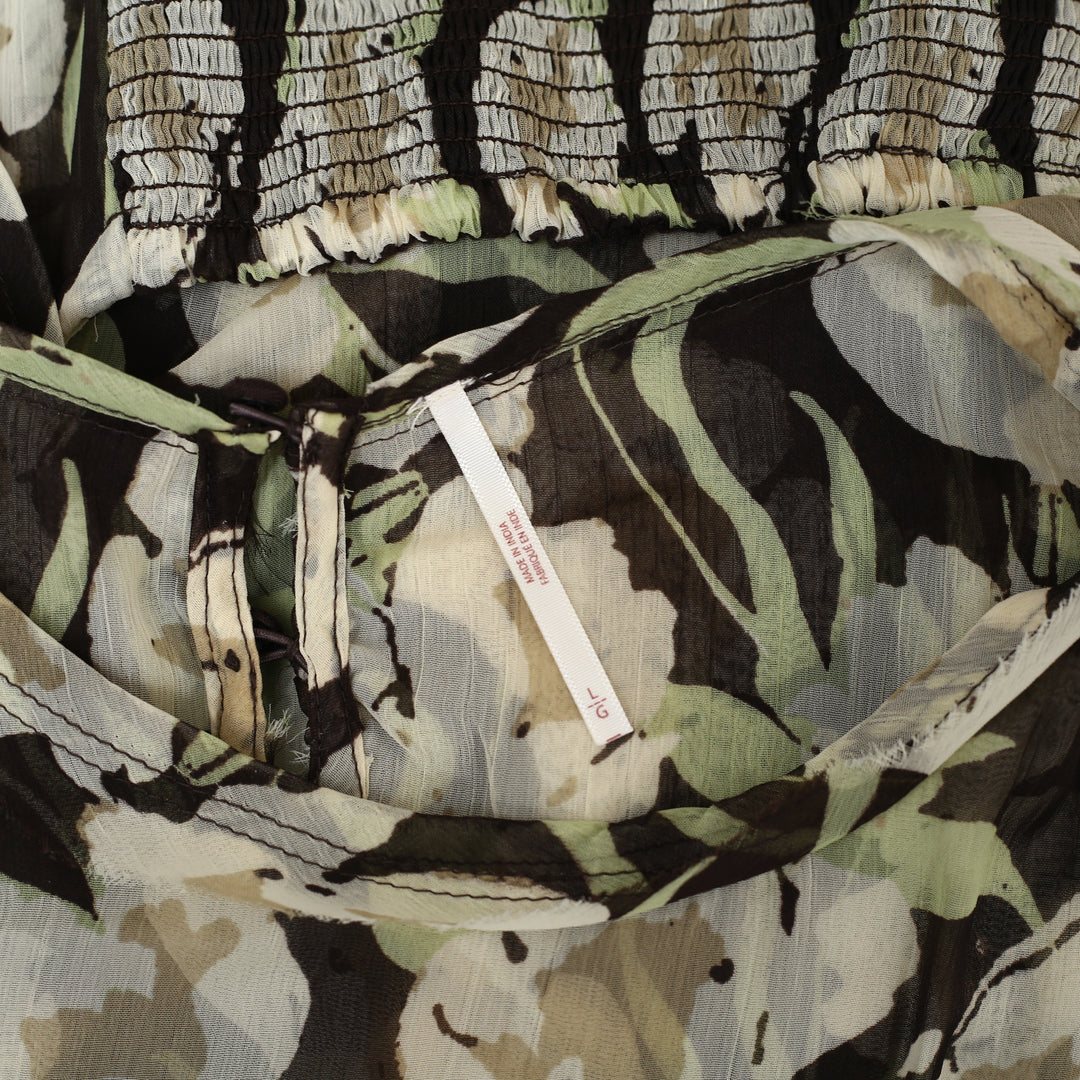 Free People Raven Printed Mini Dress