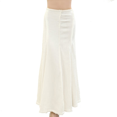 Free People Solid Long Maxi Skirt