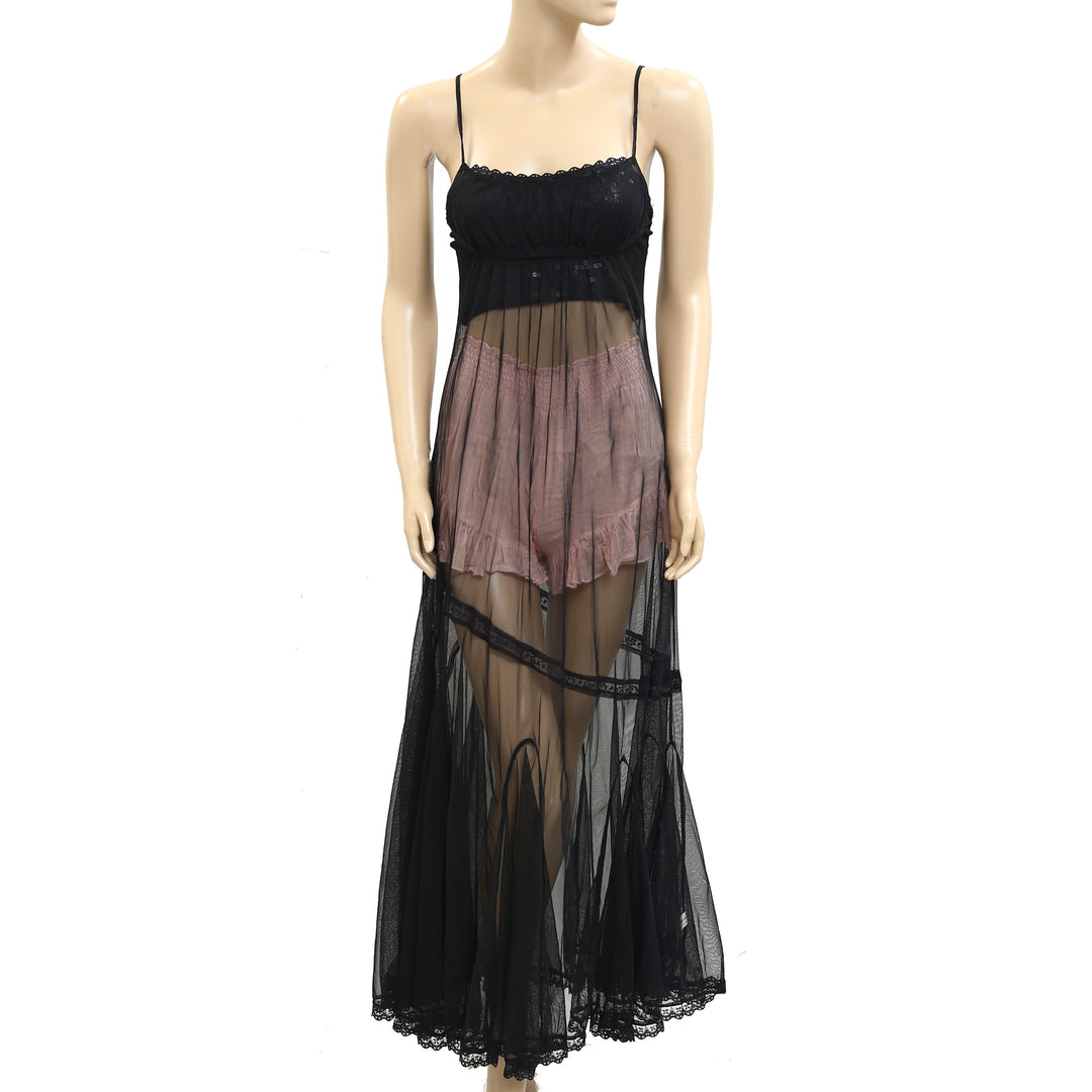 Intimately Free People Madeline Mesh Maxi Slip Dress Intimately Free People Madeline Mesh Maxi Slip Dress