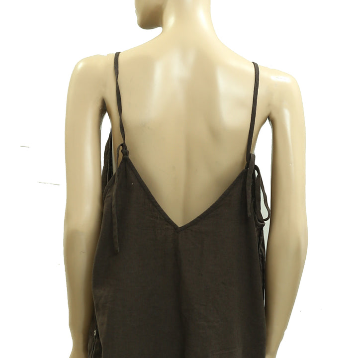 Free People Free-Est Beachside Cotton-Linen Mini Dress