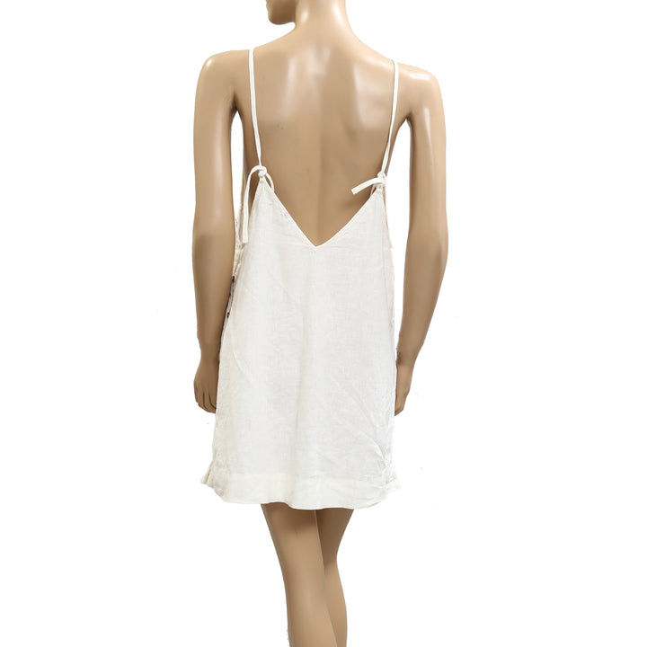 Free People Free-Est Beachside Cotton-Linen Mini Dress