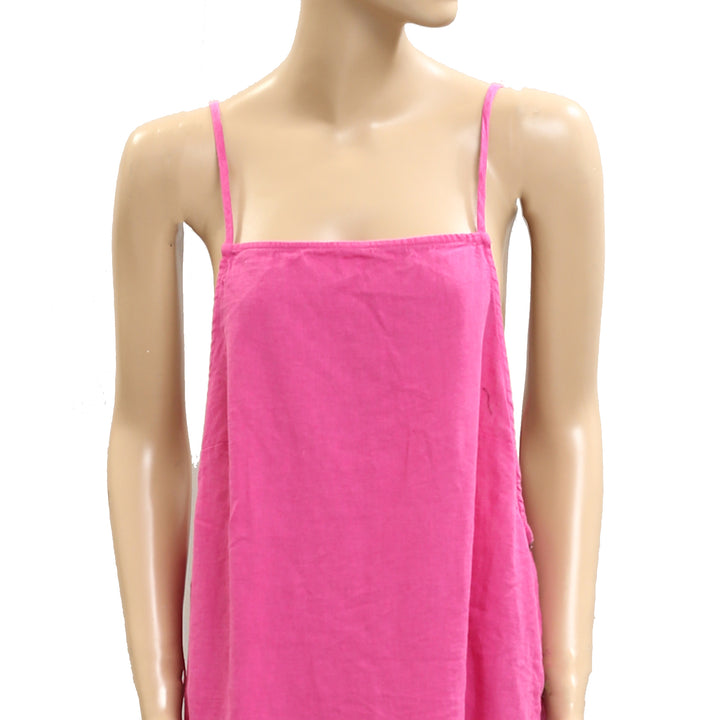 Free People Free-Est Beachside Cotton-Linen Mini Dress