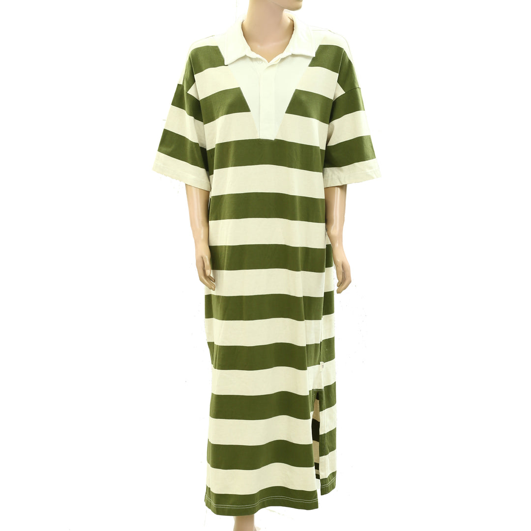 Daily Practice by Anthropologie Rugby Oversized Maxi Dress