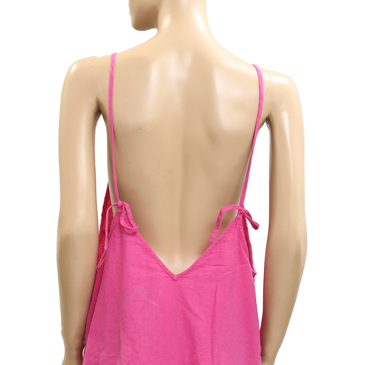 Free People Free-Est Beachside Cotton-Linen Mini Dress