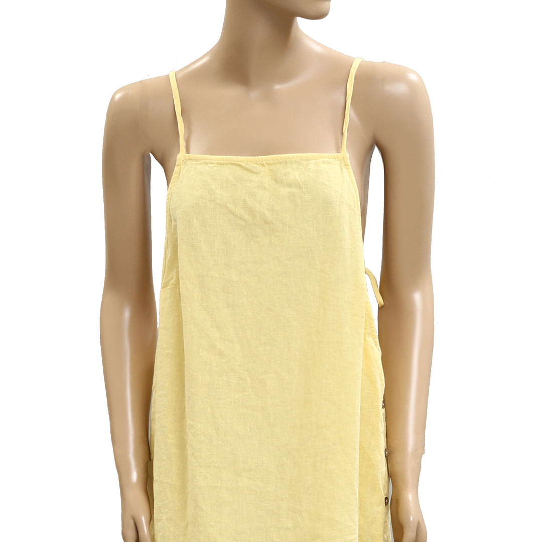 Free People Free-Est Beachside Cotton-Linen Mini Dress