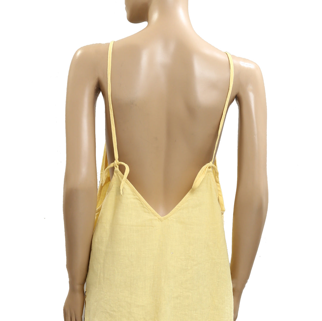 Free People Free-Est Beachside Cotton-Linen Mini Dress