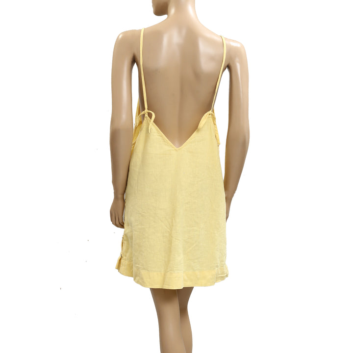 Free People Free-Est Beachside Cotton-Linen Mini Dress