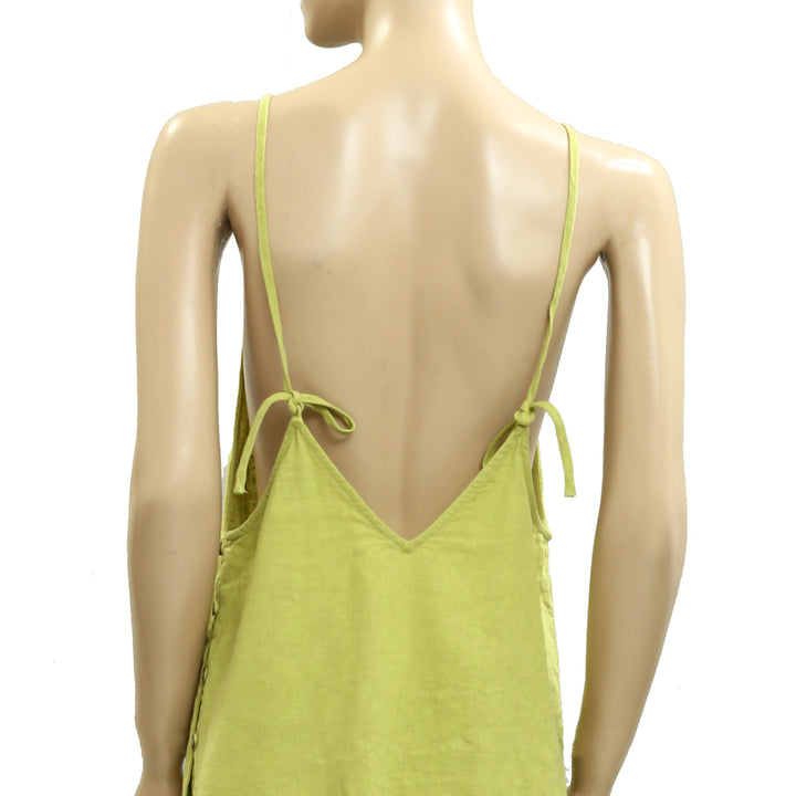 Free People Free-Est Beachside Cotton-Linen Mini Dress