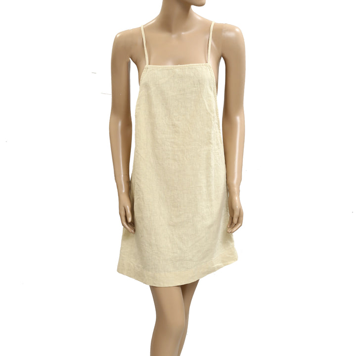 Free People Free-Est Beachside Cotton-Linen Mini Dress