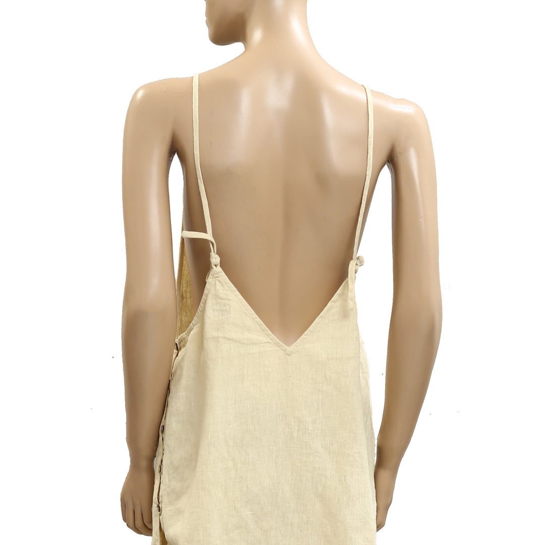 Free People Free-Est Beachside Cotton-Linen Mini Dress