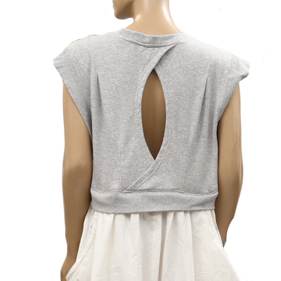 By Anthropologie Daily Practice Gardenia Babydoll Mini Dress