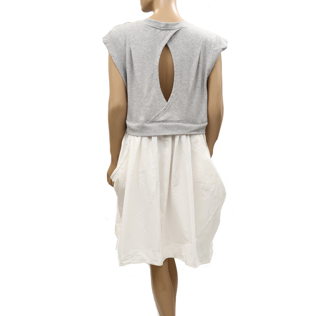 By Anthropologie Daily Practice Gardenia Babydoll Mini Dress