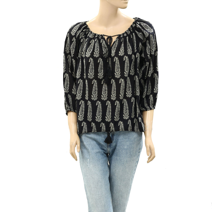 Denim & Supply Ralph Lauren Paisley Printed Blouse Top