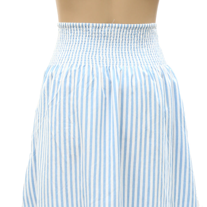 Kerri Rosenthal Martin Cabana Striped Print Midi Skirt