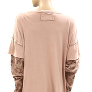 Free People We The Free Day Dreaming Twofer pullover Sweatshirt top