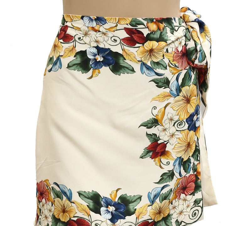 Farm Rio Anthropologie Praia Tropical Scarf Skirt