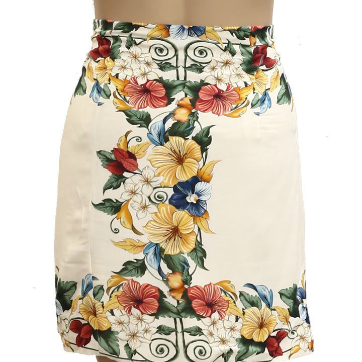 Farm Rio Anthropologie Praia Tropical Scarf Skirt