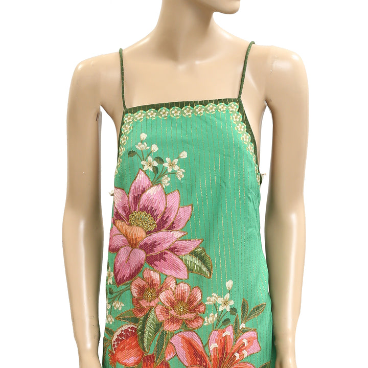 Farm Rio Anthropologie Floral Printed Cami Mini Dress