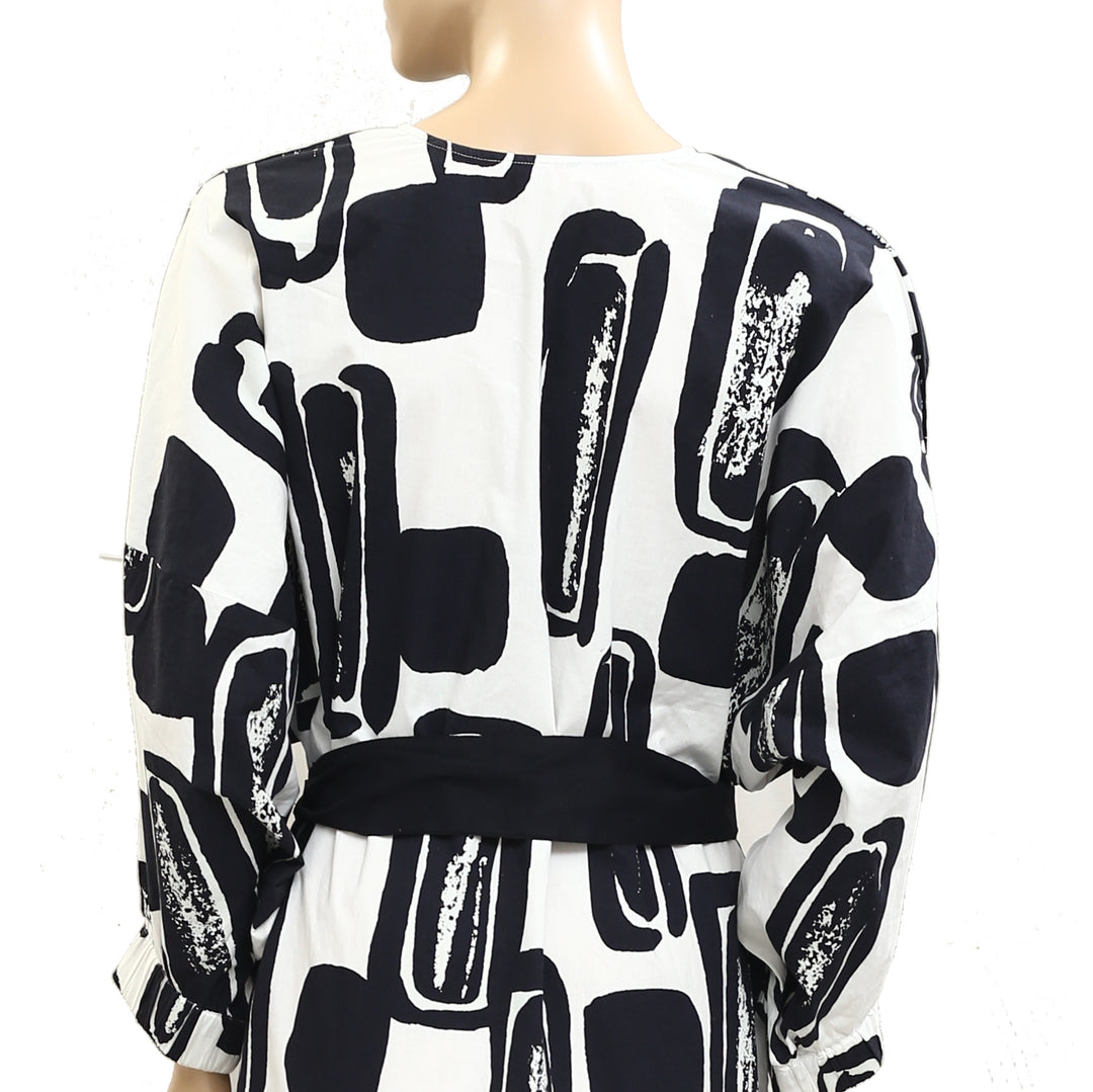 Frances Valentine Rosa Caftan Flintstone Printed Midi Dress