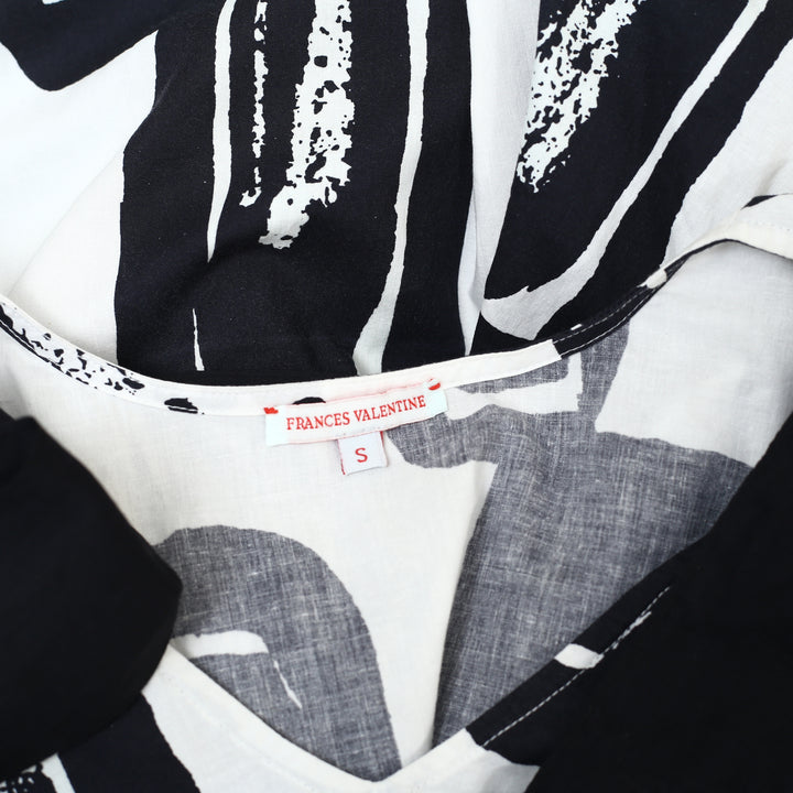 Frances Valentine Rosa Caftan Flintstone Printed Midi Dress