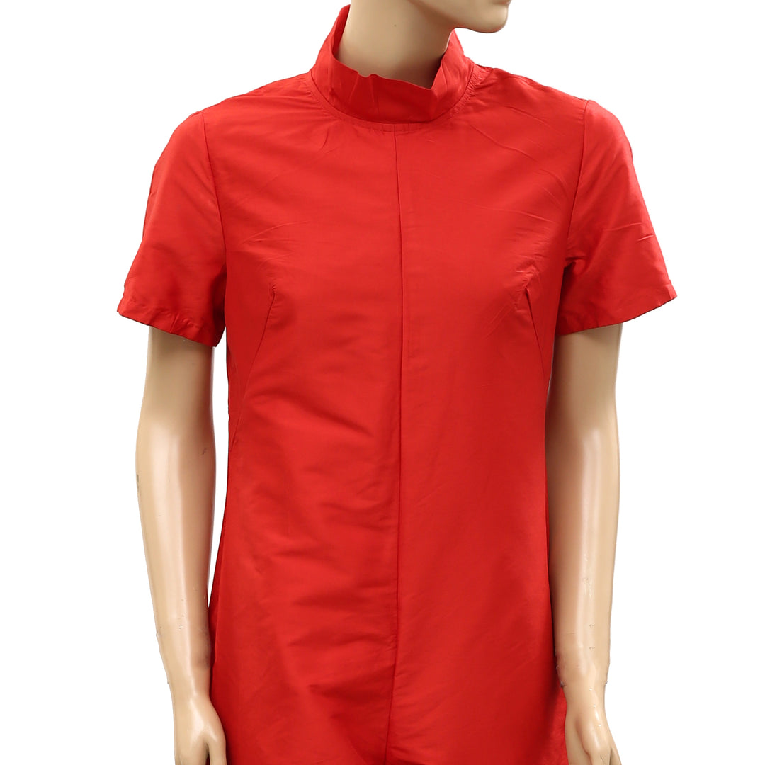 Frances Valentine Short Sleeves Wide Leg Jumpsuit Dress