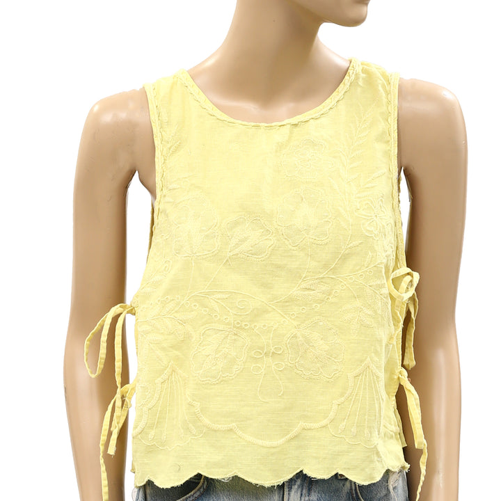 Free People Faded Gardens Tank Cropped Top