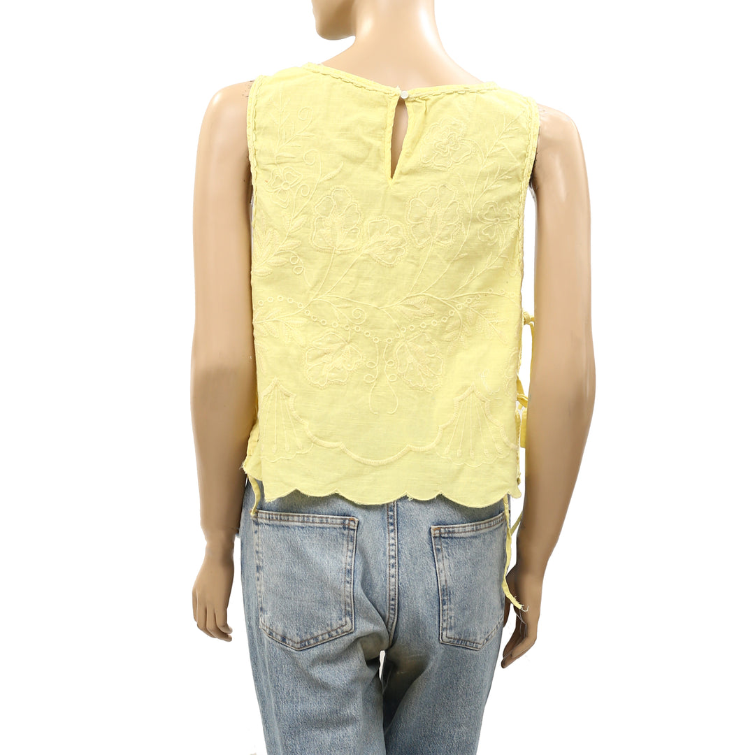 Free People Faded Gardens Tank Cropped Top