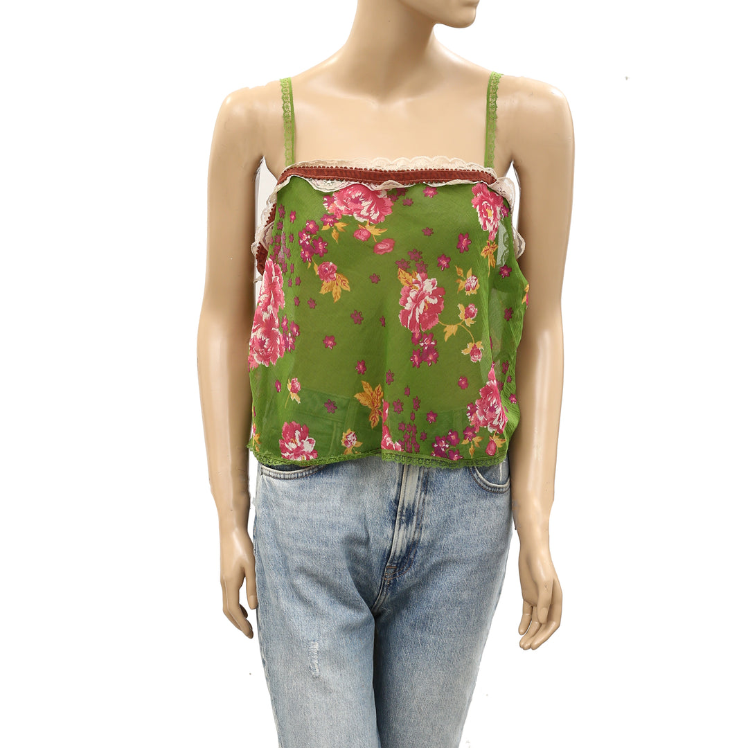 Free People Intimately New Obsession Slip Blouse Top